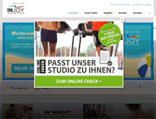 Tablet Screenshot of injoy-berlin.de